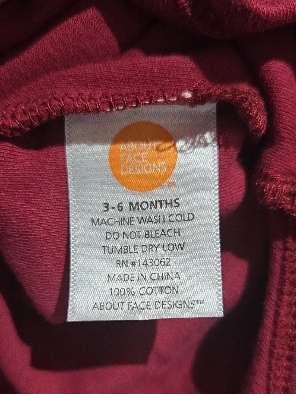 Baby One-Piece Bodysuit with White Slogan